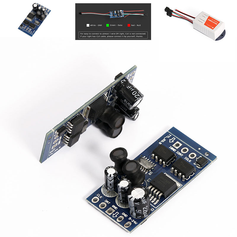 HC100 DC5-24V Single Channel Full-color Signal Amplifier for Extending The Signal Transmission Distance HC100 DC5-24V Single Channel Full-color Signal Amplifier for Extending The Signal Transmission Distance